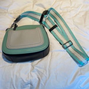Marc Jacobs teal,  silver and black purse